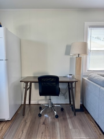 Dedicated workspace with desk